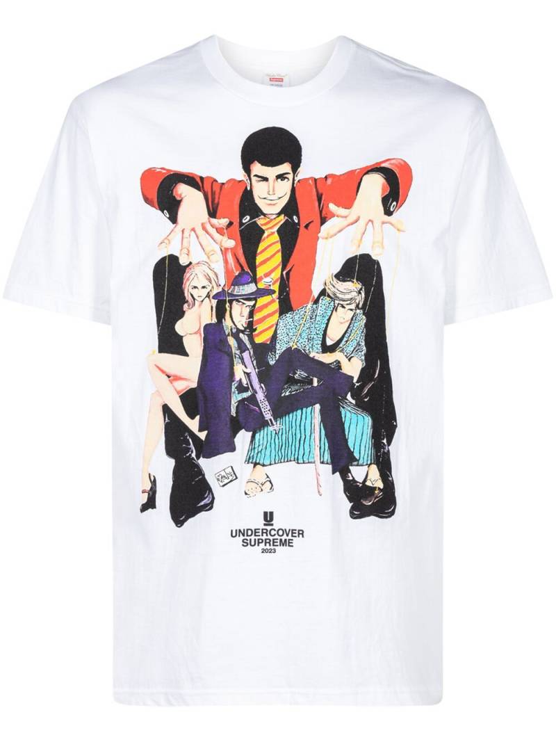 Supreme x Undercover Lupin cotton T-shirt - White von Supreme