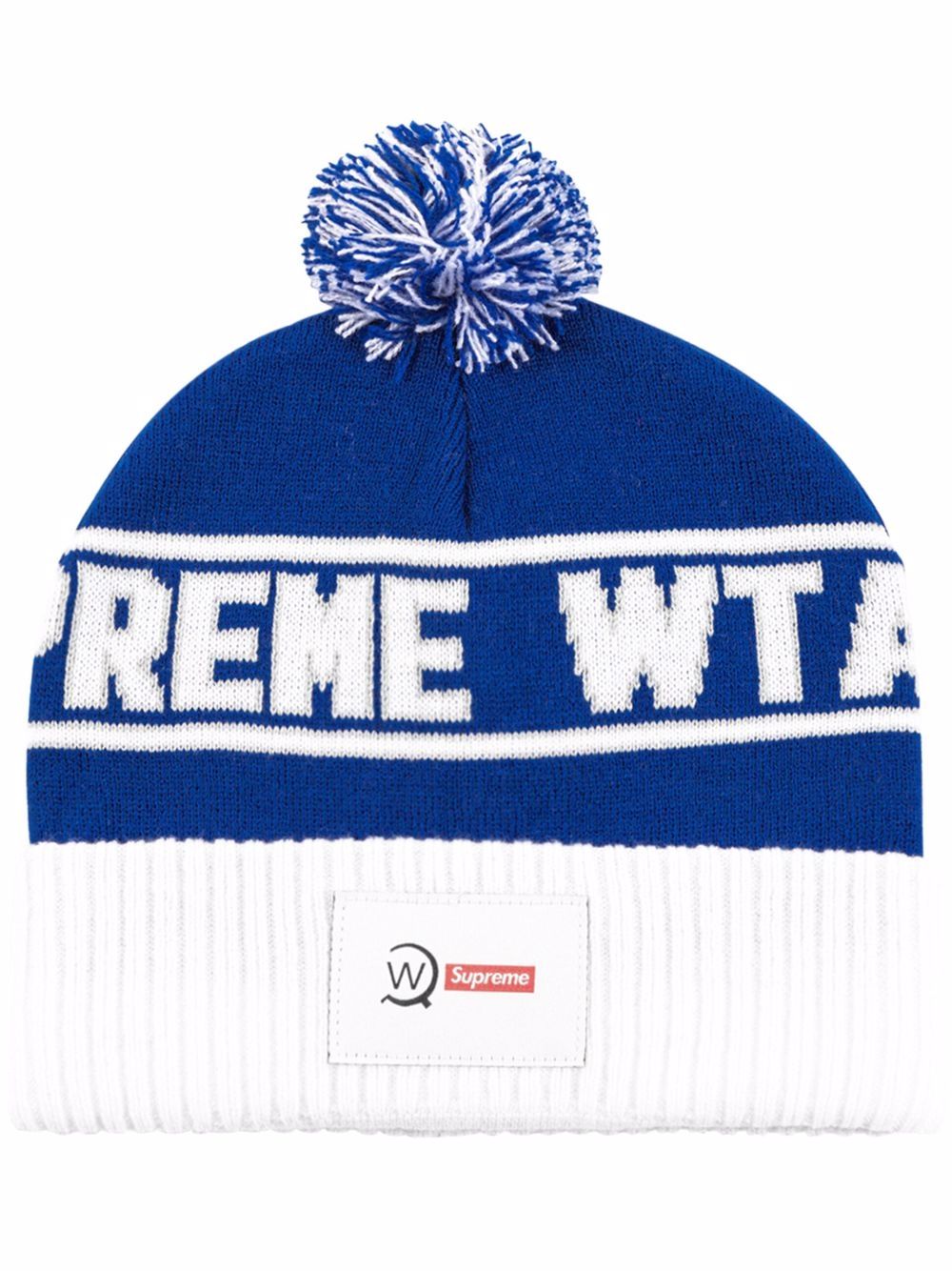 Supreme x WTAPS knitted beanie - White von Supreme