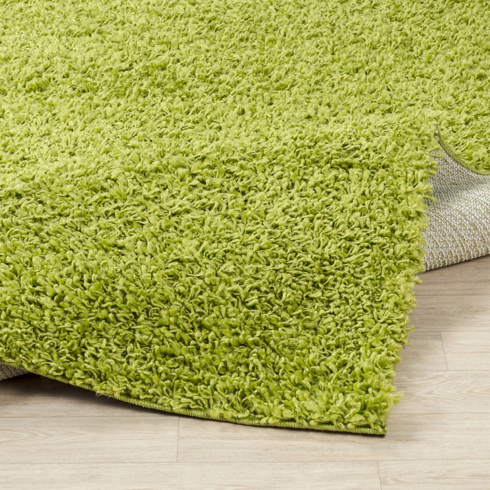 Surya Hochflor-Läufer »UNI CHIC 2307«, rechteckig, Flauschig, Langflor, Weich, Wohnzimmer Flurteppich, Grün von Surya