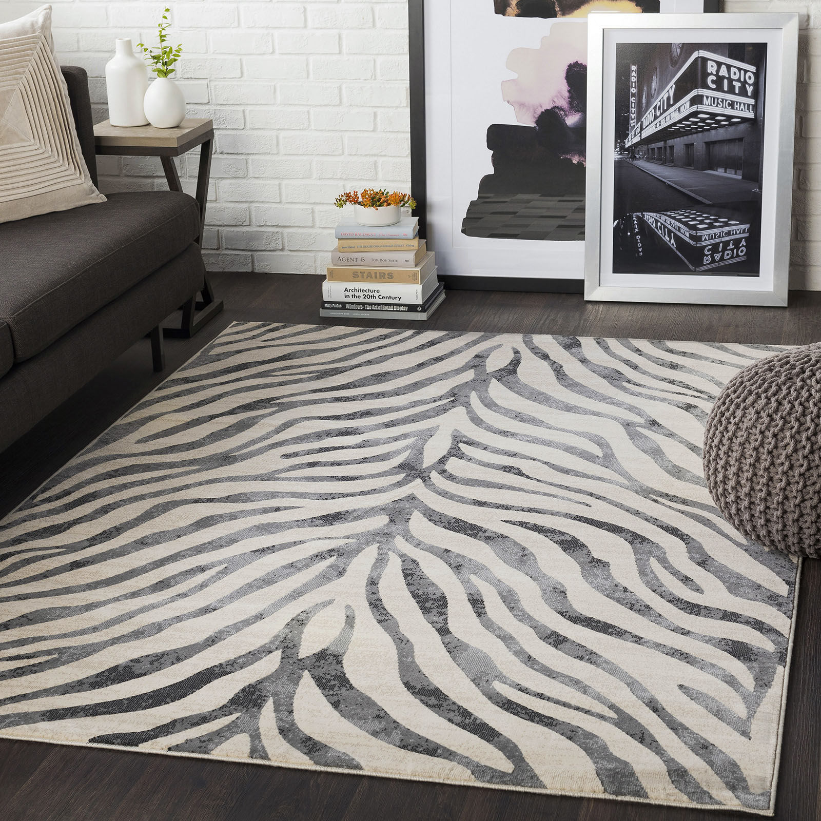 Surya Teppich »Animal Skin«, rechteckig, Skandi Design, Modern Boho Kurzflor Wohnzimmerteppich, Schlafzimmer von Surya