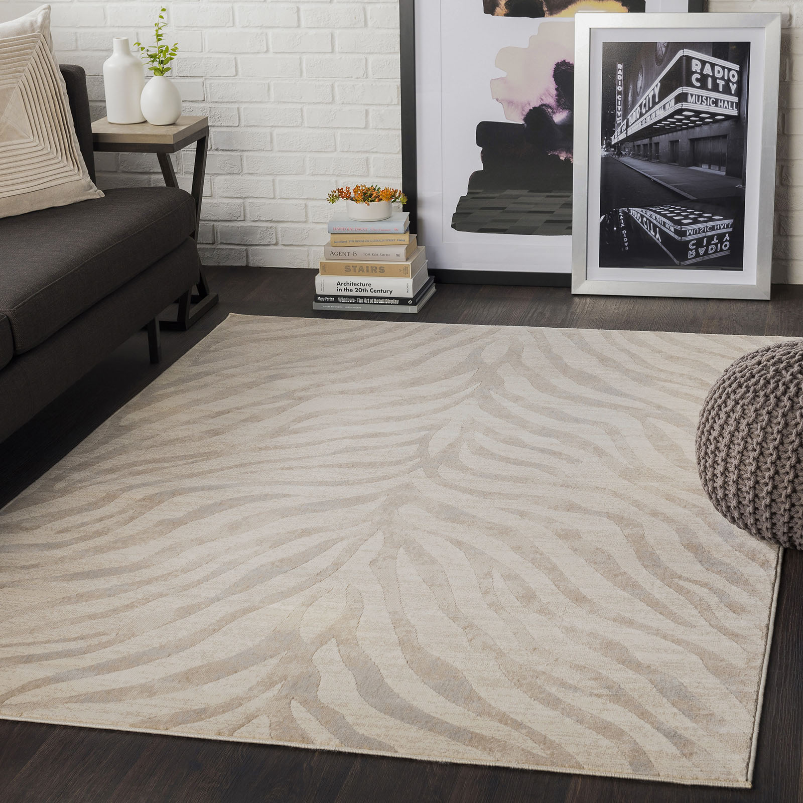 Surya Teppich »LUANDA«, rechteckig, 11 mm Höhe, Skandi Design, Modern Boho Kurzflor Wohnzimmerteppich, Schlafzimmer von Surya