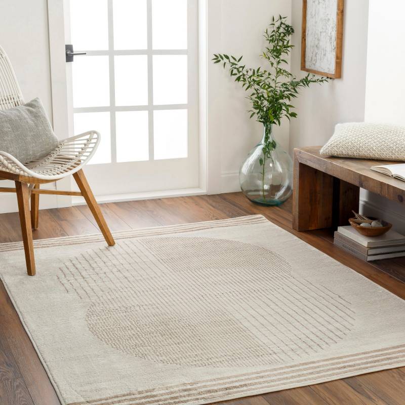 Surya Teppich »MONTEVIDEO«, rechteckig, 10 mm Höhe, Skandi Design, Modern Boho Kurzflor Wohnzimmerteppich, Schlafzimmer von Surya