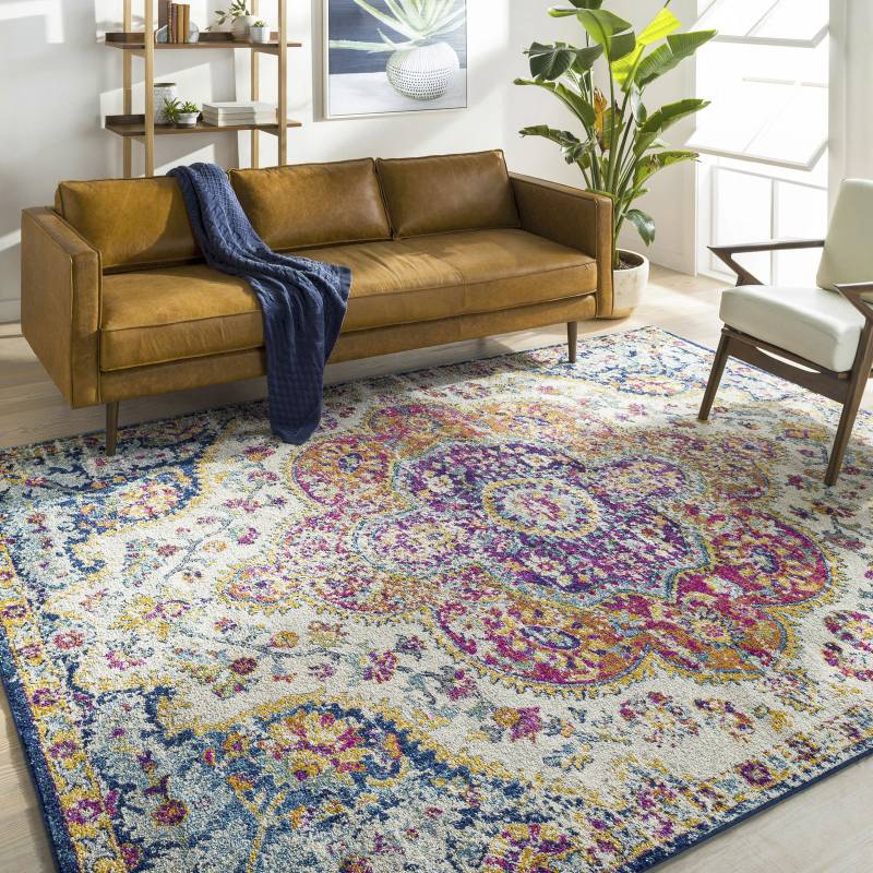 Surya Teppich »RABAT«, rechteckig, Boho Kurzflor Orientteppich, Wohnzimmer, Schlafzimmer von Surya