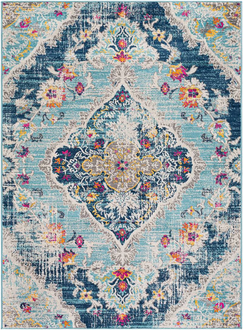 Livabliss Teppich »ADEN«, rechteckig, 10 mm Höhe, Vintage Orientteppich, Kurzflor Boho Wohnzimmerteppich, Läufer von Livabliss