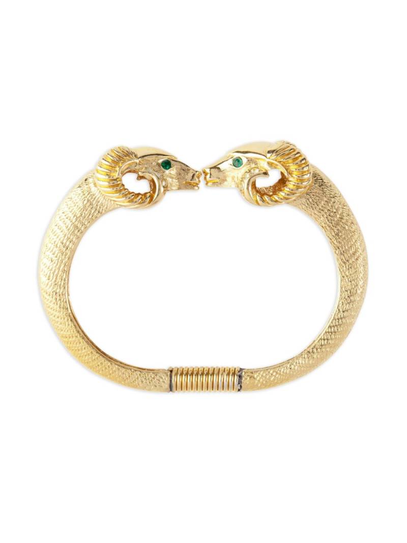 Susan Caplan Vintage 1980 Kenneth Jay Lane bracelet - Gold von Susan Caplan Vintage