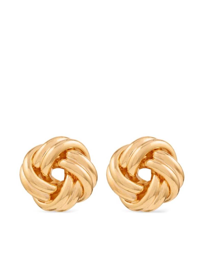 Susan Caplan Vintage 1980 Rediscovered stud earrings - Gold von Susan Caplan Vintage