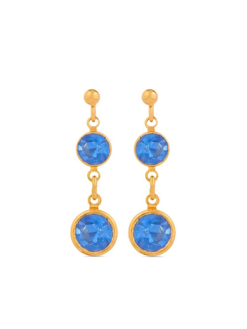 Susan Caplan Vintage 1990s Rediscovered crystal-embellished drop earrings - Gold von Susan Caplan Vintage