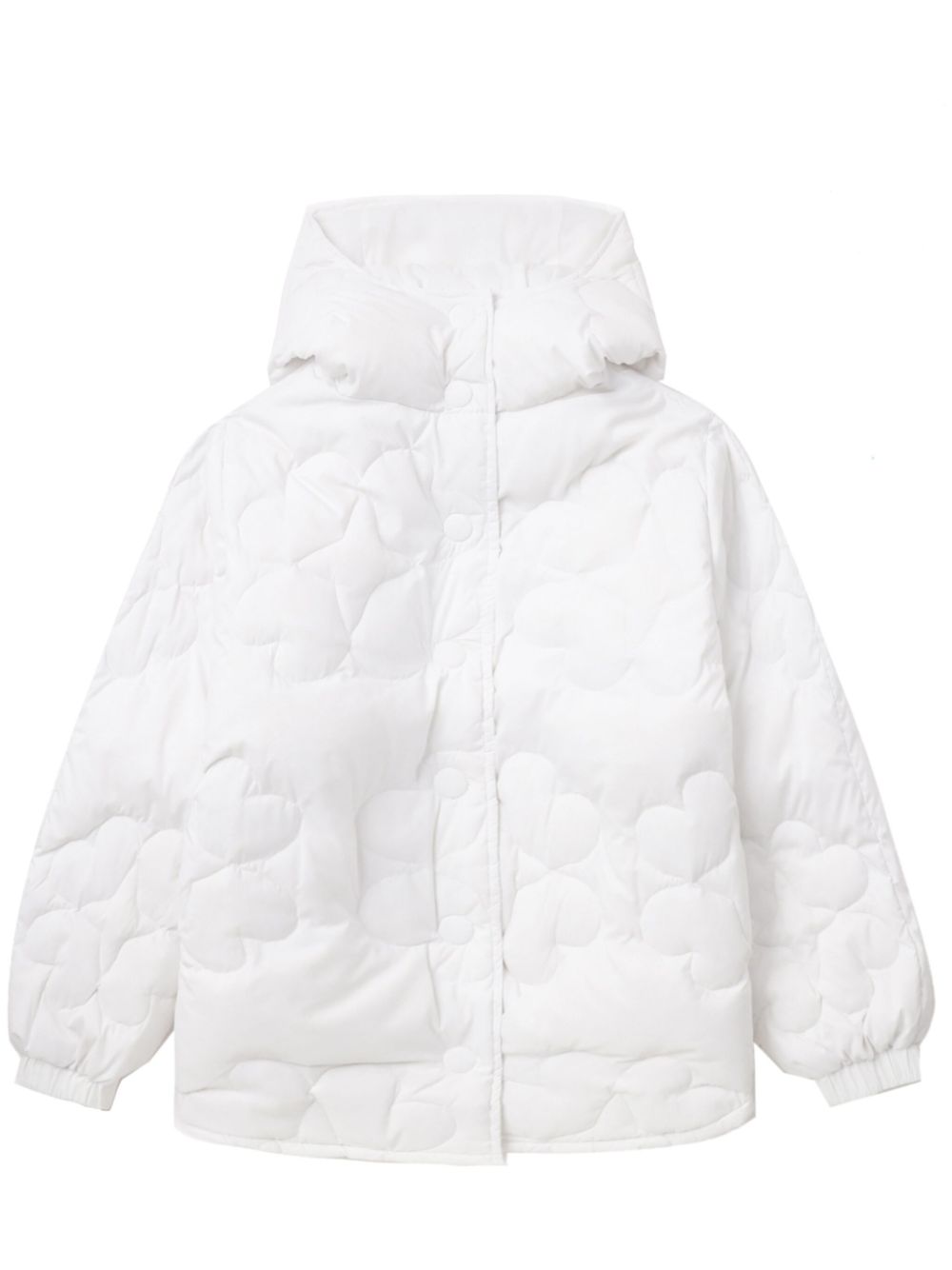 Susan Fang hooded quilted jacket - White