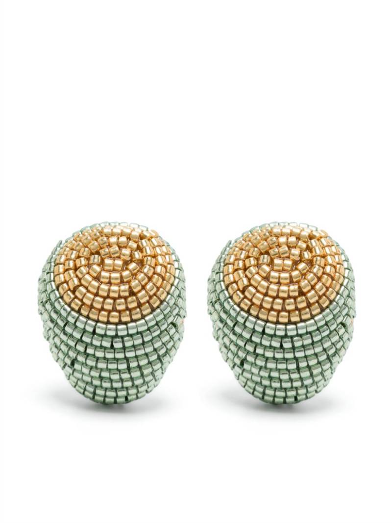 Susana Vega really-mini Maurita earrings - Green von Susana Vega