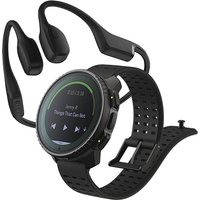 SUUNTO GPS-Multisportuhr Set Vertical Solar + Sonic Kopfhörer schwarz von Suunto