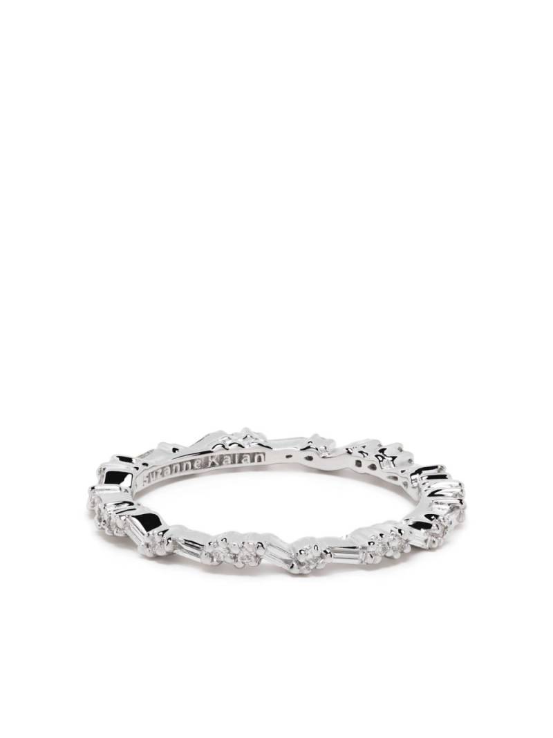 Suzanne Kalan 18kt white gold Frenzy diamond eternity ring - Silver von Suzanne Kalan