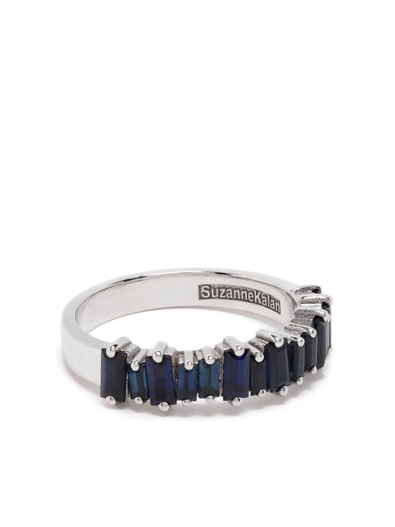 Suzanne Kalan 18kt white gold Halfway sapphire ring - Silver von Suzanne Kalan