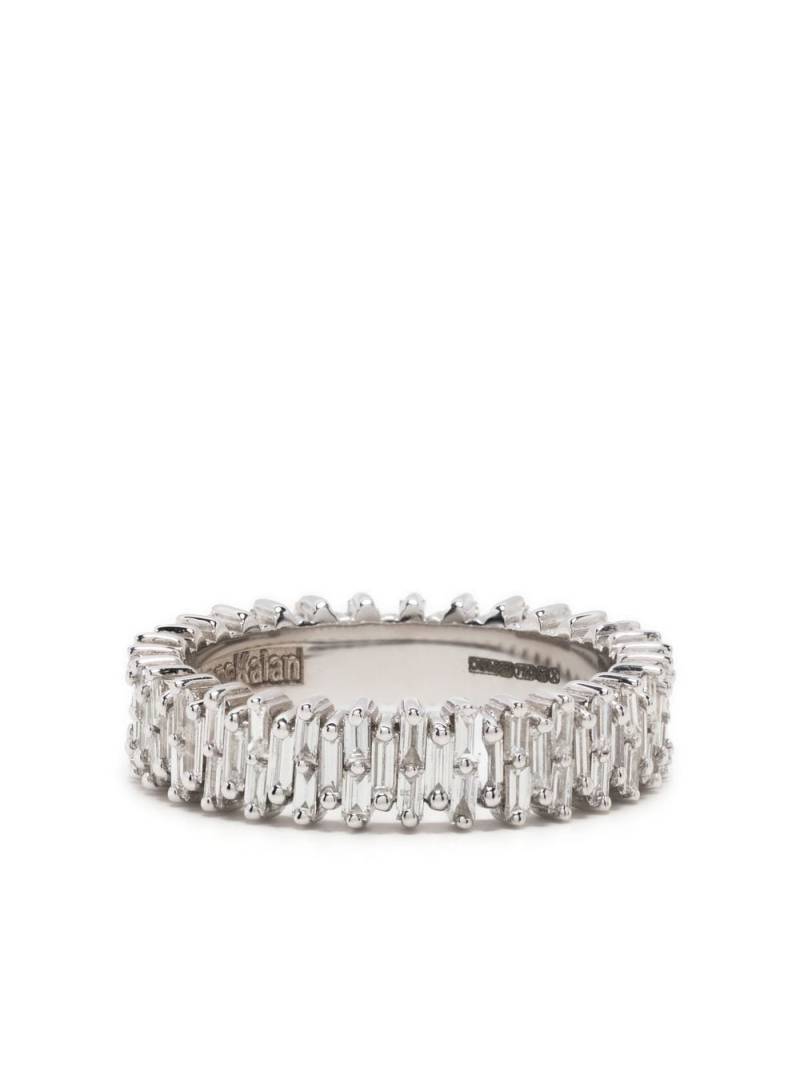 Suzanne Kalan 18kt white gold diamond eternity ring - Silver von Suzanne Kalan