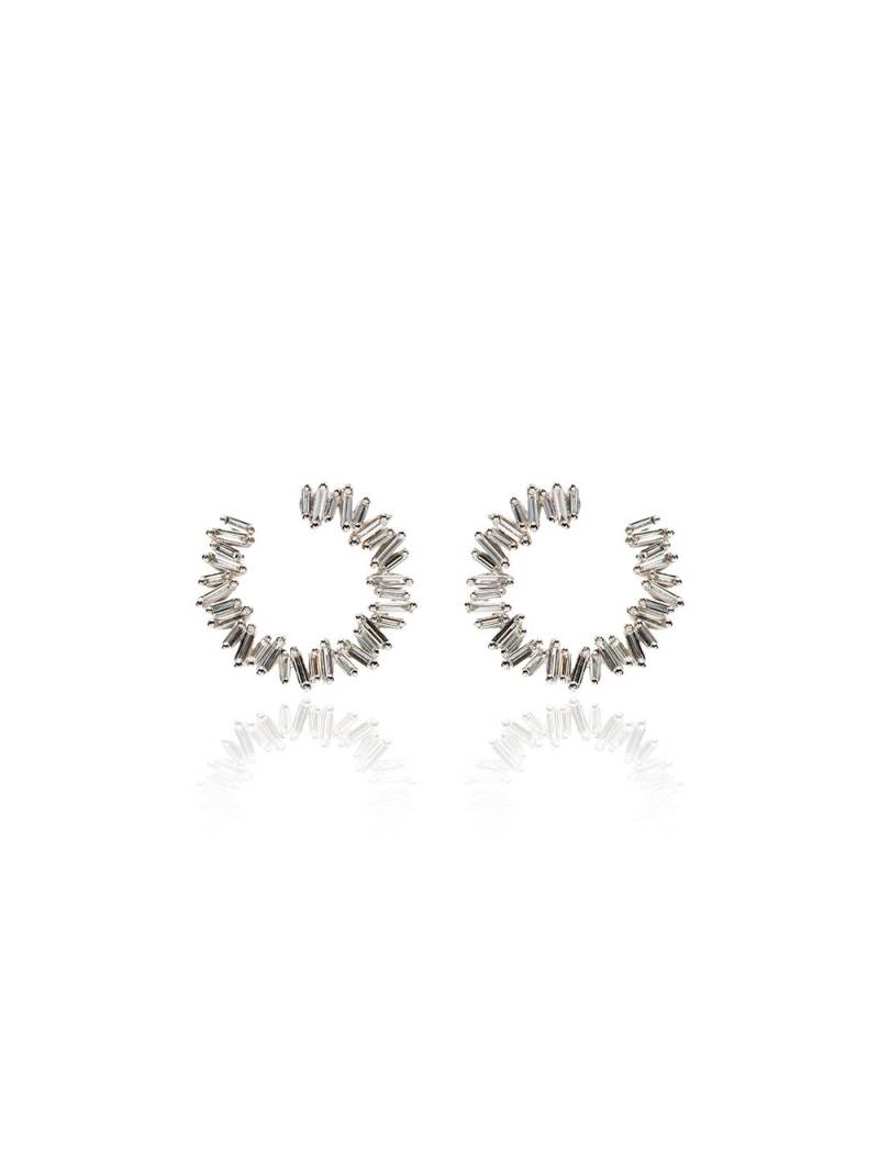 Suzanne Kalan mini spiral earrings - Silver von Suzanne Kalan