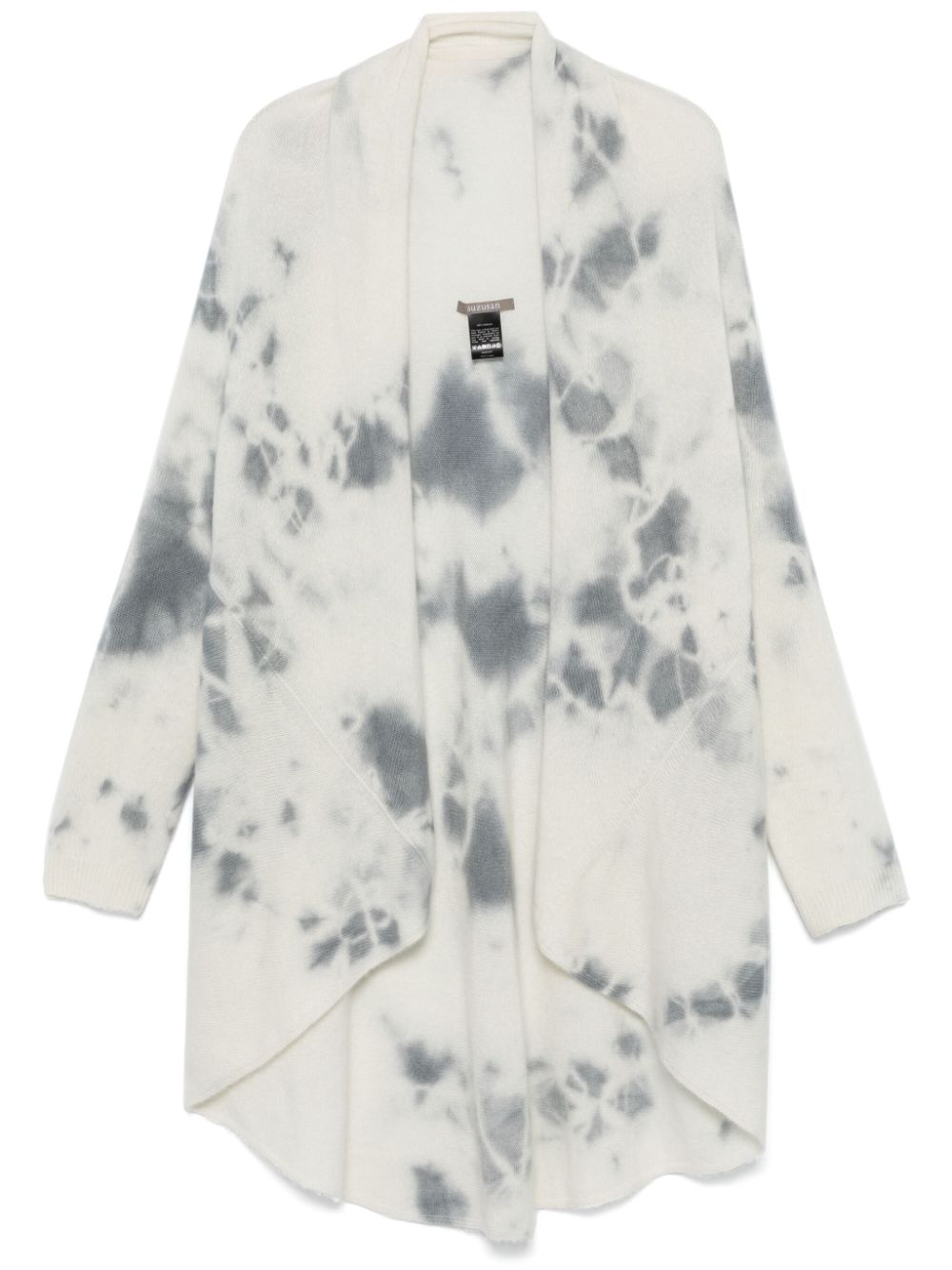 Suzusan abstract-print cardigan - Neutrals von Suzusan