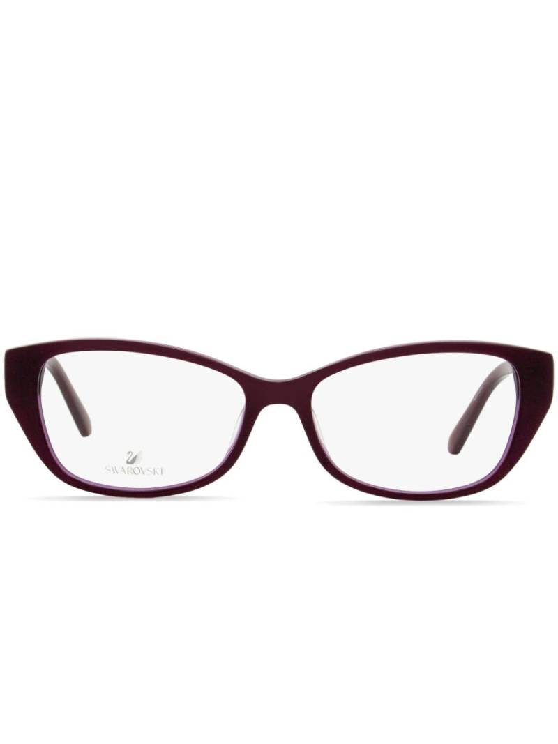 Swarovski 5391 rectangle-frame crystal glasses - Purple von Swarovski