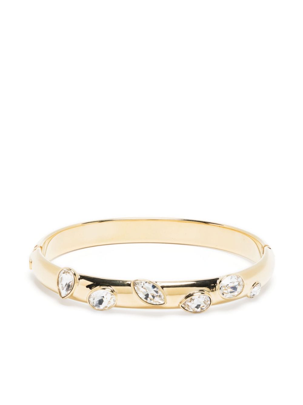 Swarovski Dextera crystal-embellished bangle - Gold von Swarovski