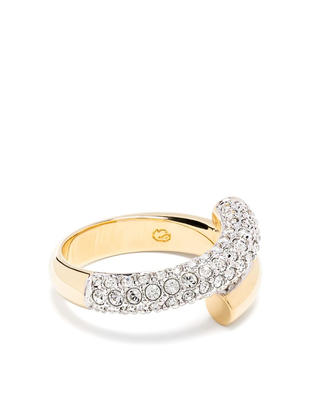 Swarovski Dextera crystal-embellished ring - Gold von Swarovski