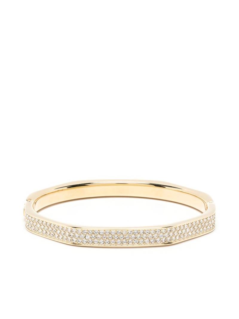 Swarovski Dextera octagon pavé bangle - Gold von Swarovski