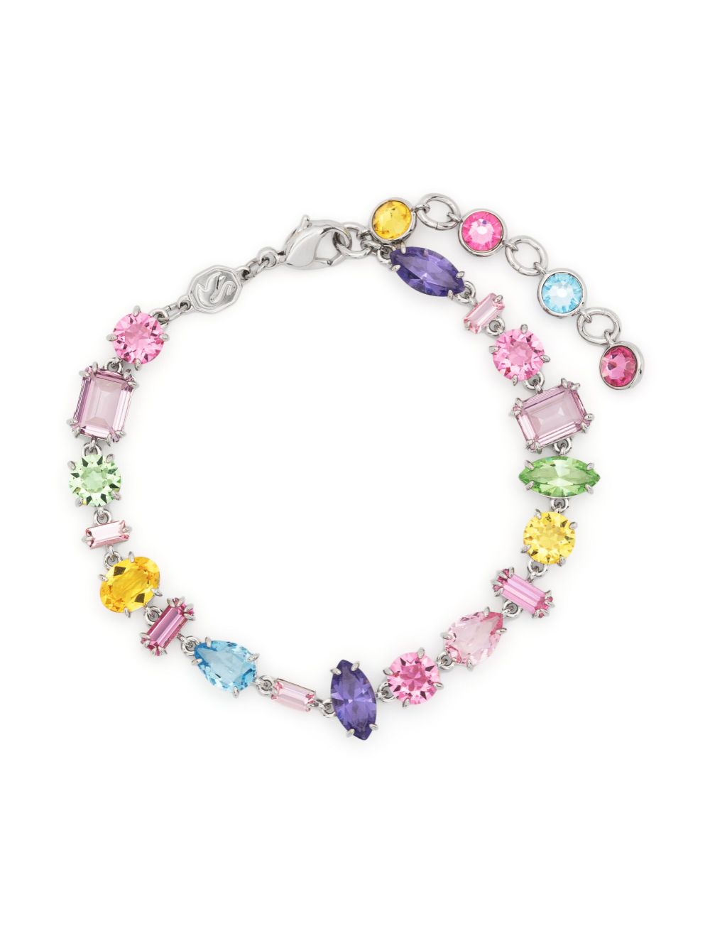 Swarovski Gema mixed-crystals bracelet - Silver von Swarovski