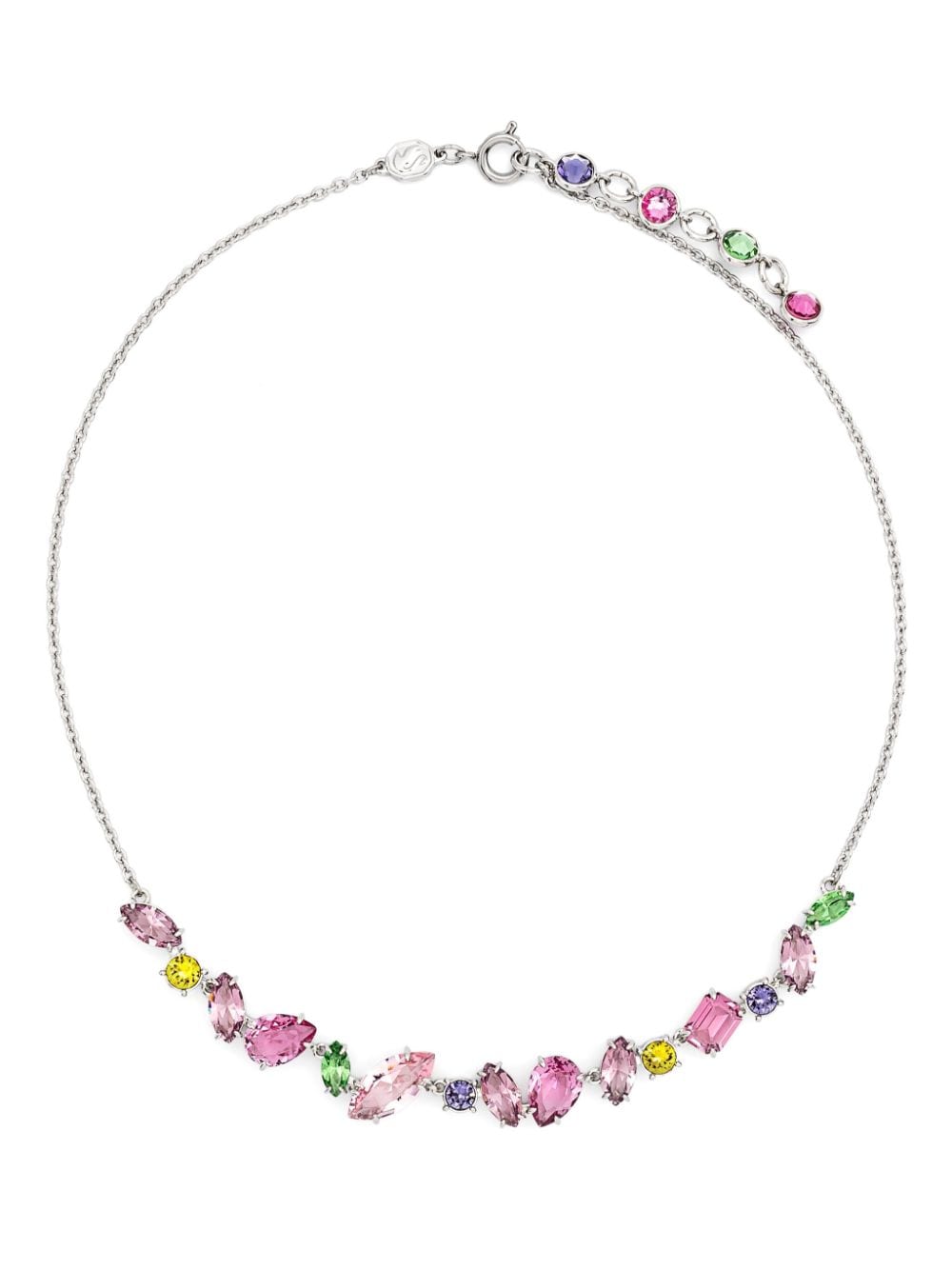 Swarovski Gema mixed-cuts crystal necklace - Silver von Swarovski