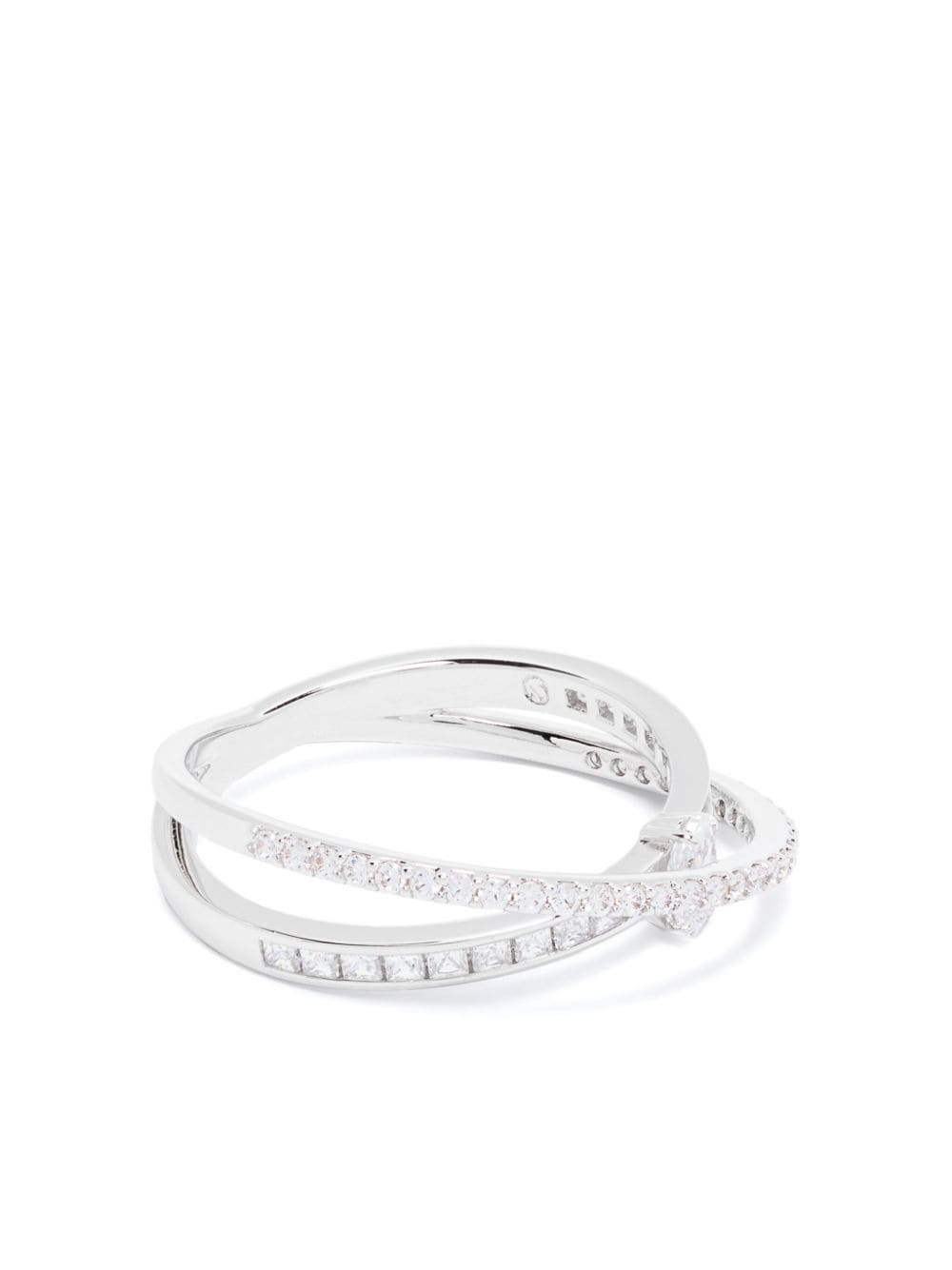 Swarovski Hyperbola crystal-embellished ring - Silver von Swarovski