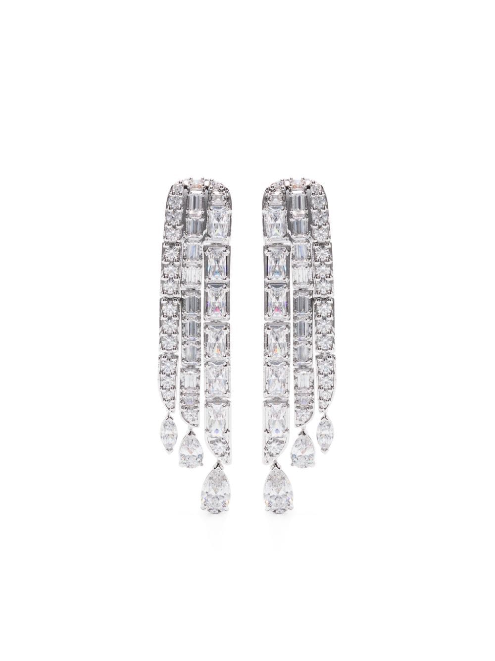 Swarovski Hyperbola drop earrings - Silver von Swarovski