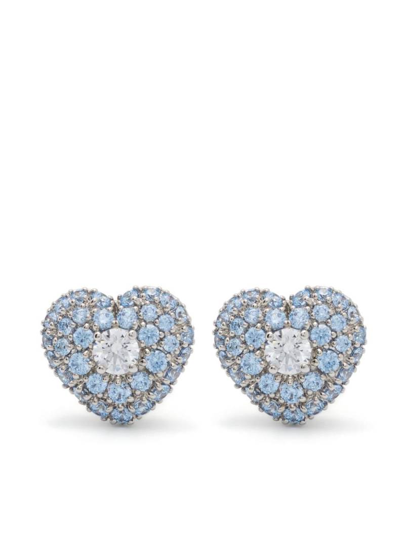 Swarovski Idyllia stud earrings - Blue von Swarovski