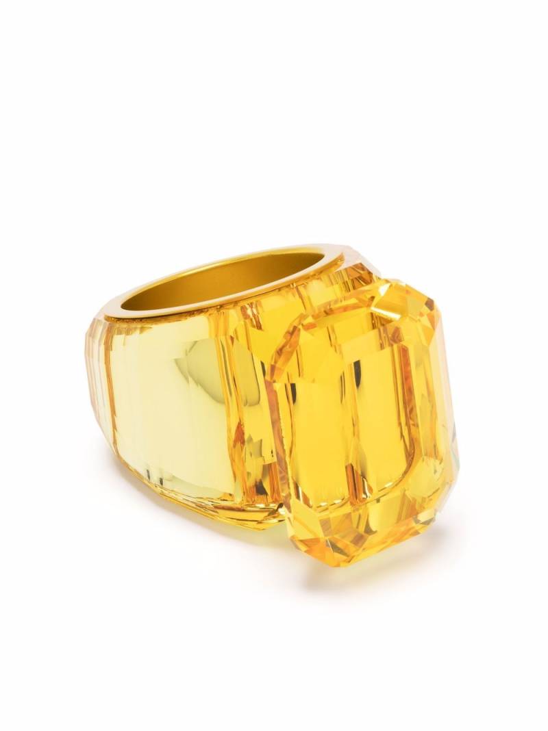 Swarovski Lucent cocktail ring - Yellow von Swarovski