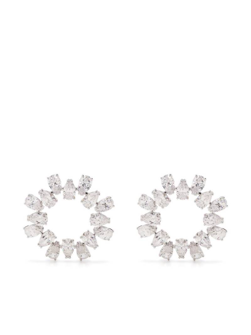 Swarovski Matrix stud earrings - Silver von Swarovski