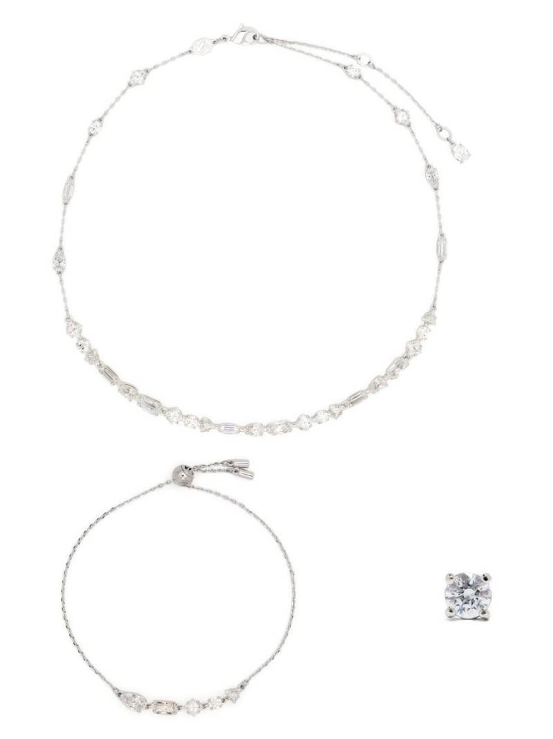 Swarovski Mesmera crystal-embellished three-piece set - Silver von Swarovski