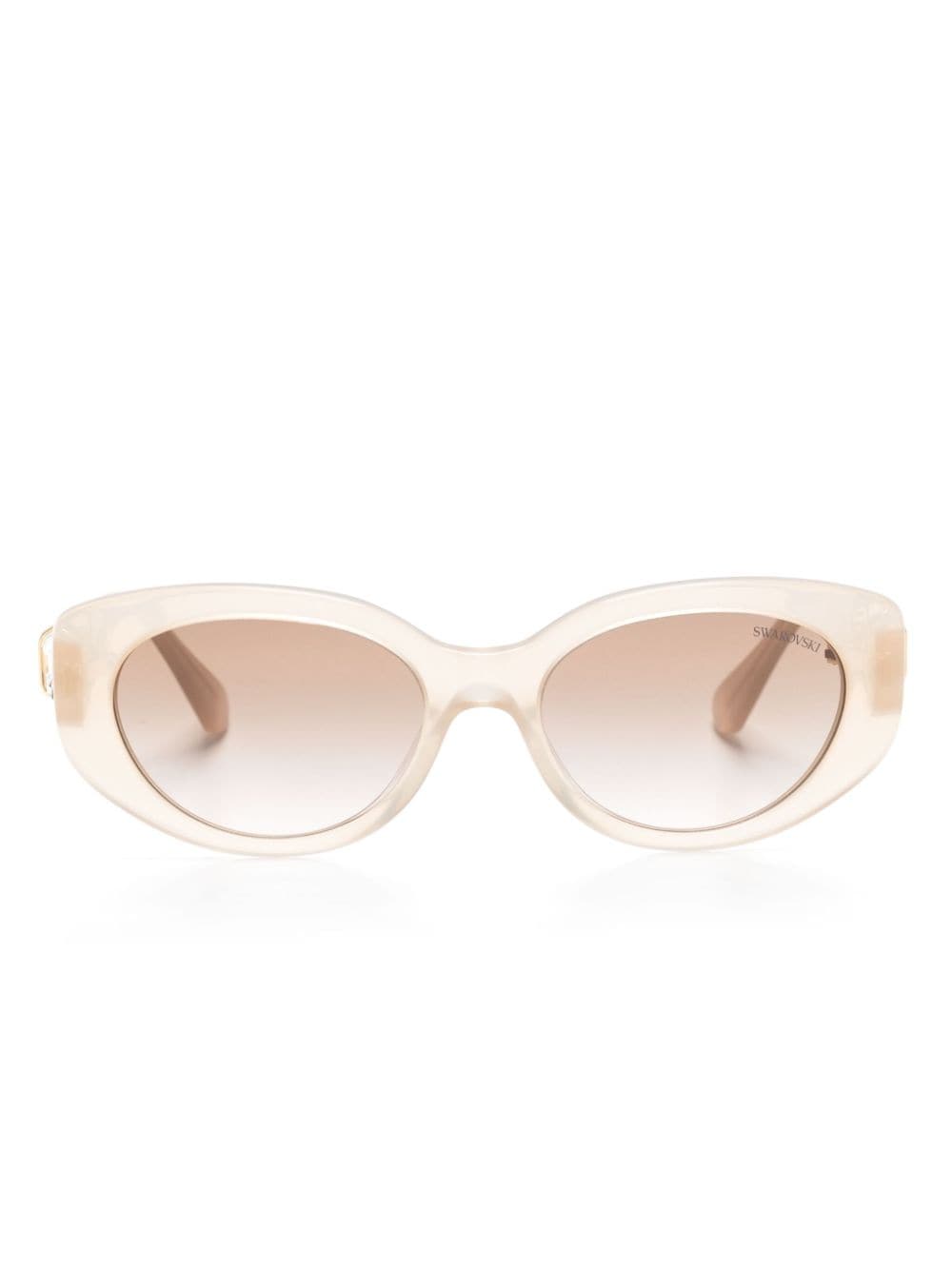 Swarovski SK6002 cat-eye sunglasses - Neutrals von Swarovski