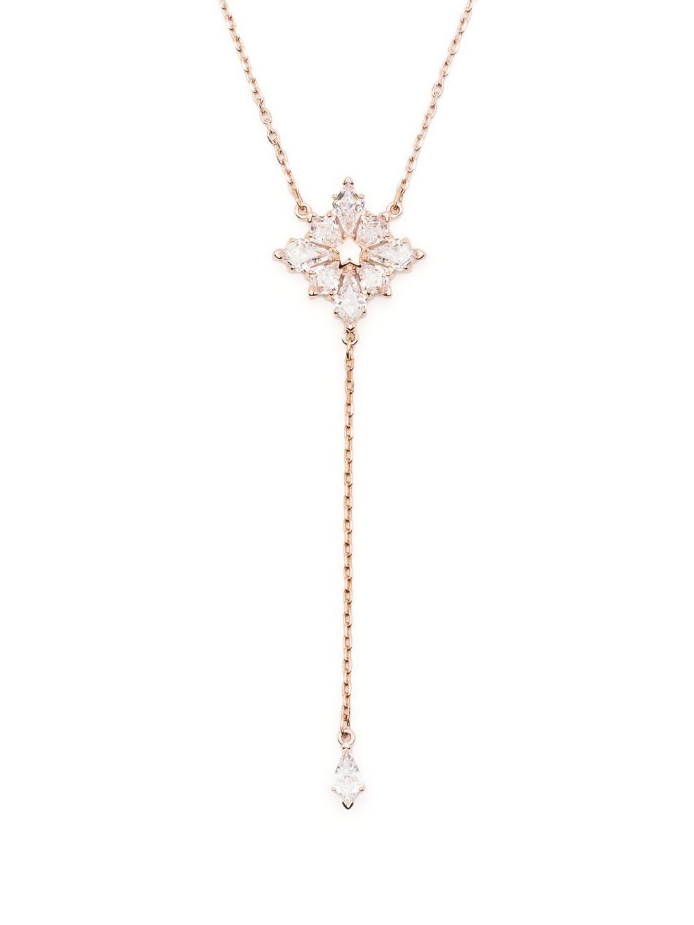 Swarovski Stella Y kite-cut necklace - Pink von Swarovski