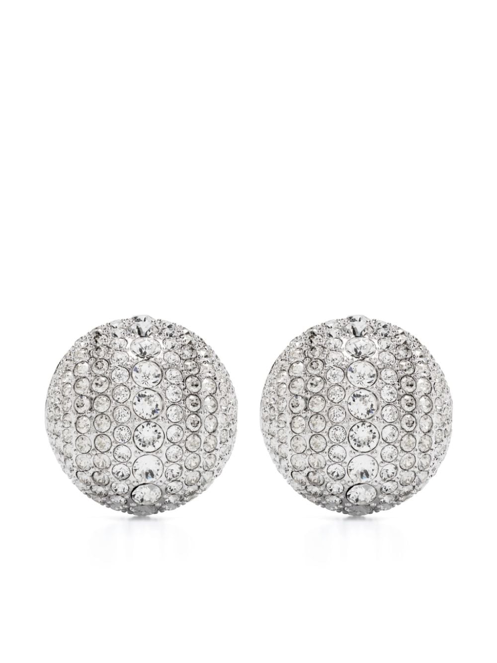 Swarovski Sublima clip-on earrings - Silver von Swarovski