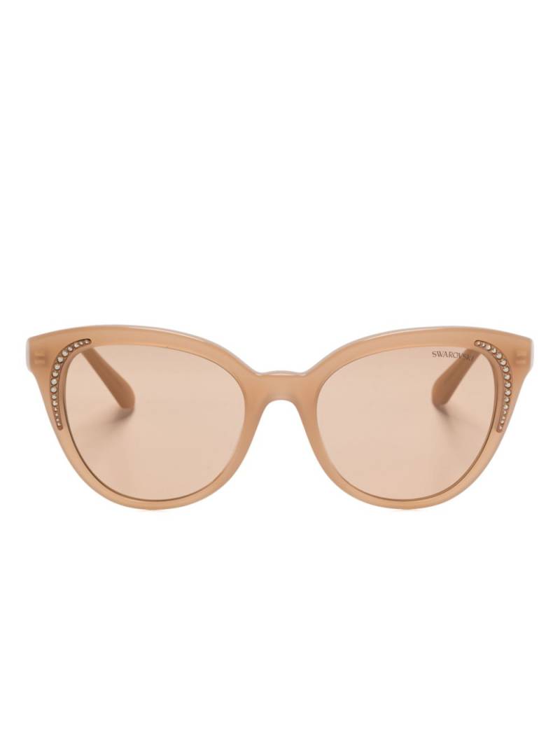 Swarovski cat-eye sunglasses - Neutrals von Swarovski