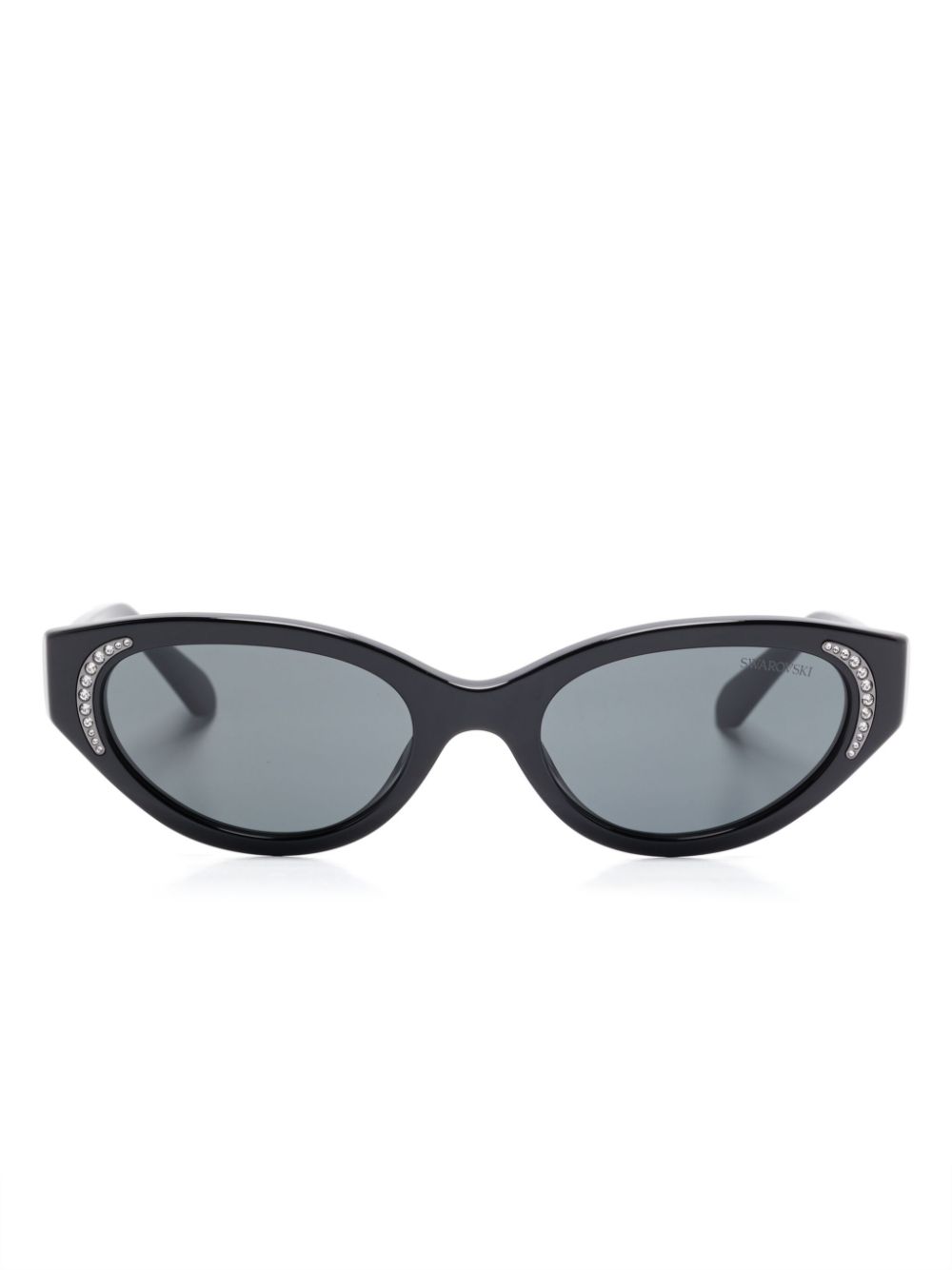 Swarovski crystal-embellished sunglasses - Black von Swarovski