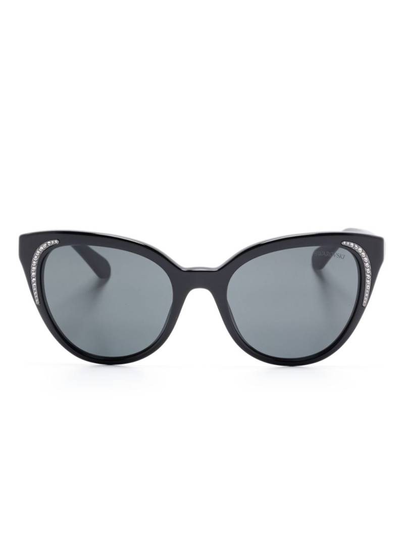 Swarovski crystal-embellished sunglasses - Black von Swarovski