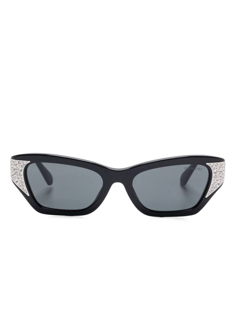 Swarovski crystal-embellished sunglasses - Black von Swarovski