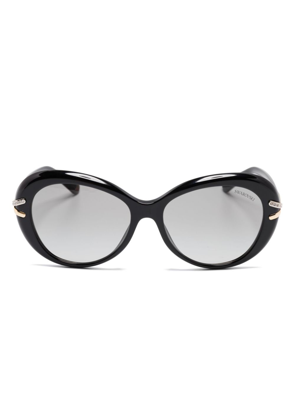 Swarovski crystal-embellished sunglasses - Black von Swarovski