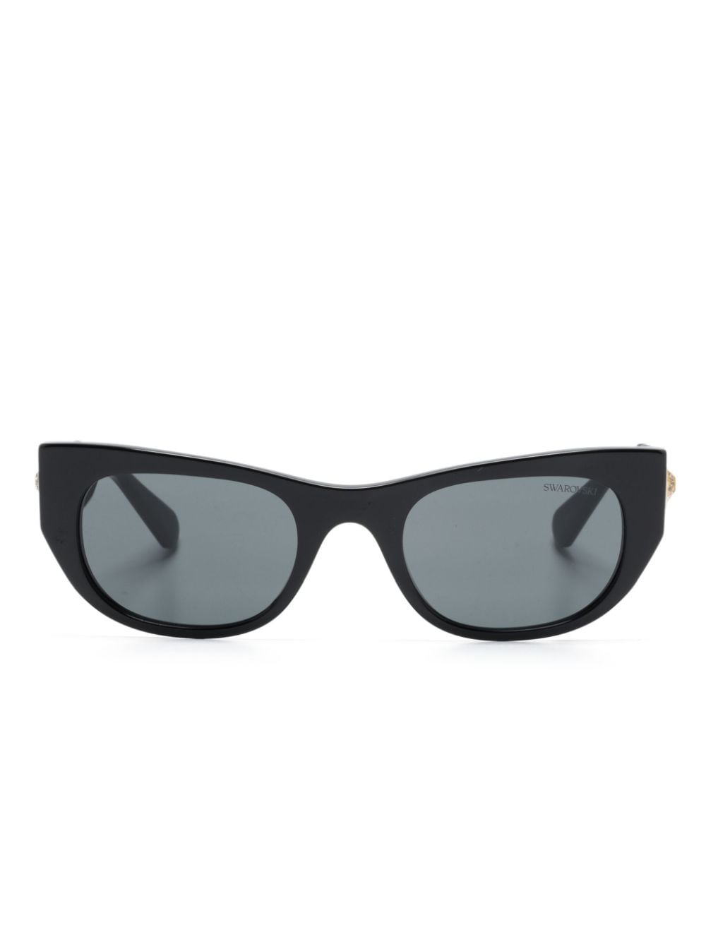 Swarovski oval-frame sunglasses - Black von Swarovski