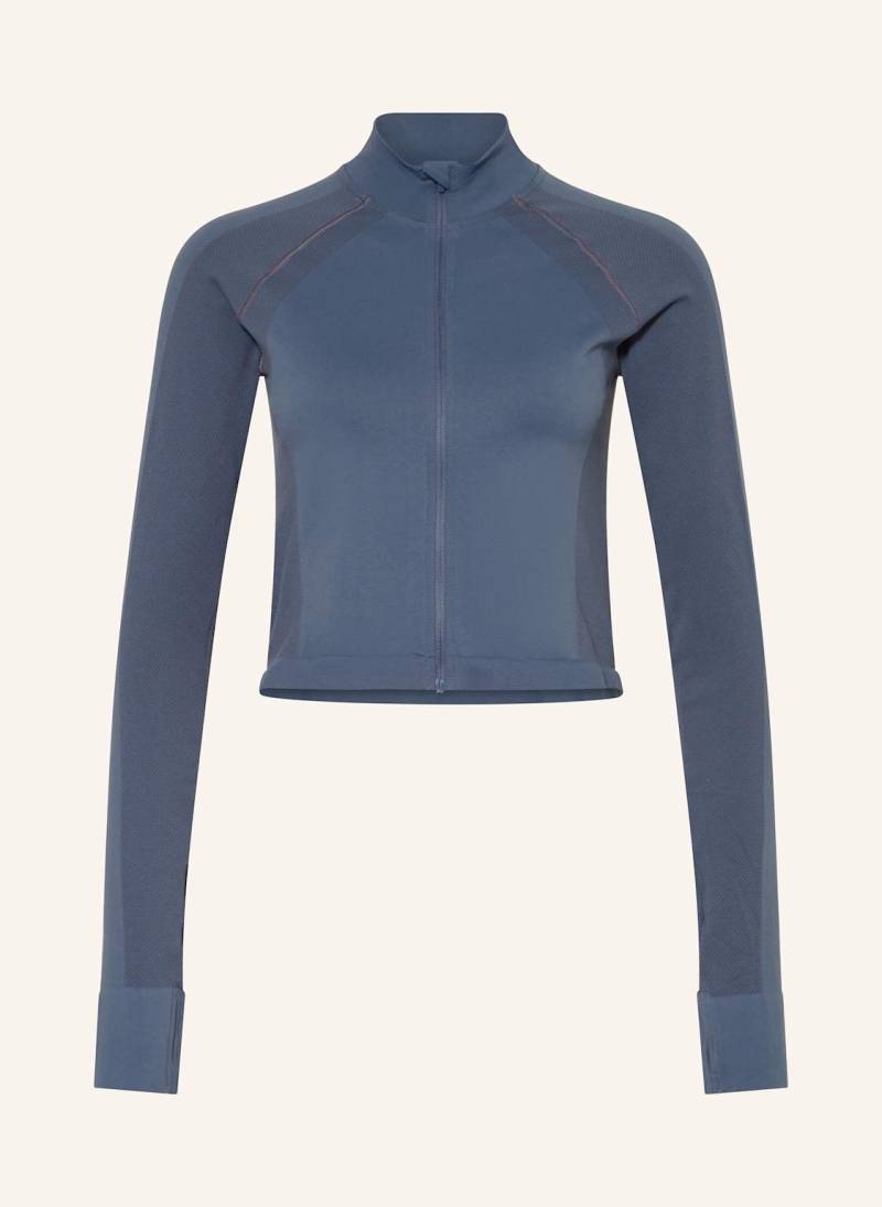 Sweaty Betty Cropped-Trainingsjacke Athlete blau von Sweaty Betty