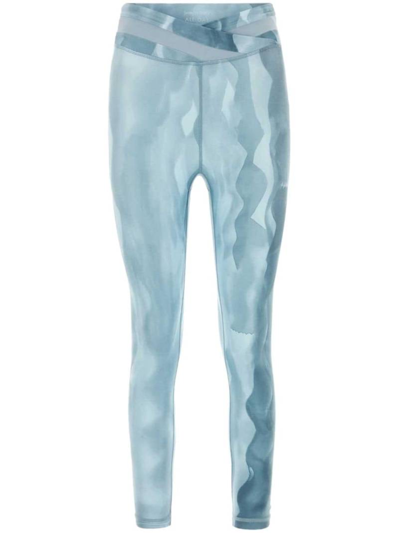 Sweaty Betty abstract-print leggings - Blue von Sweaty Betty