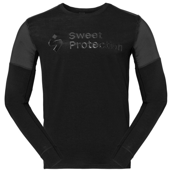 Sweet Protection - Hunter Merino Hybrid L/S Jersey - Velotrikot Gr L;M;S;XL schwarz von Sweet Protection