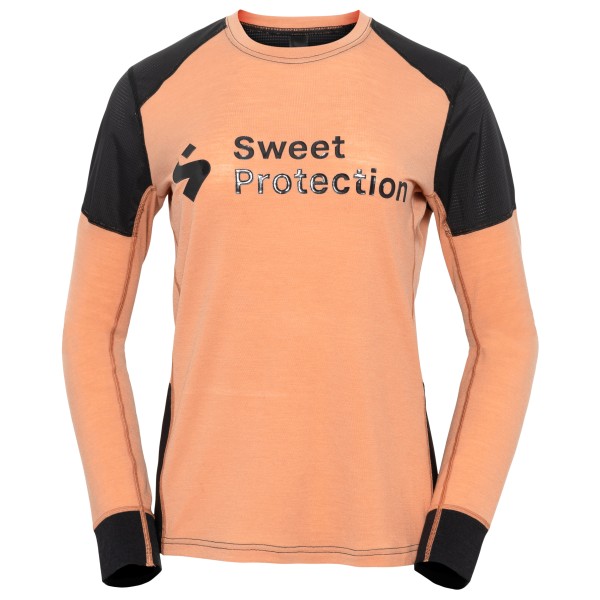 Sweet Protection - Women's Hunter Merino Hybrid L/S Jersey - Velotrikot Gr L;M;S;XS blau;orange;schwarz von Sweet Protection