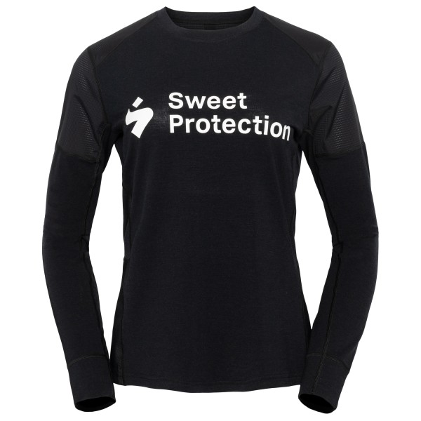 Sweet Protection - Women's Hunter Merino Hybrid L/S Jersey - Velotrikot Gr L schwarz von Sweet Protection