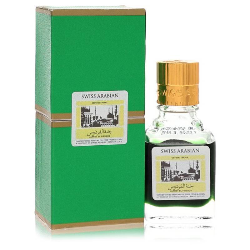 Swiss Arabian Jannet El Firdaus Concentrated Perfume Oil Free From Alcohol (Unisex Green Attar) 9 ml von Swiss Arabian