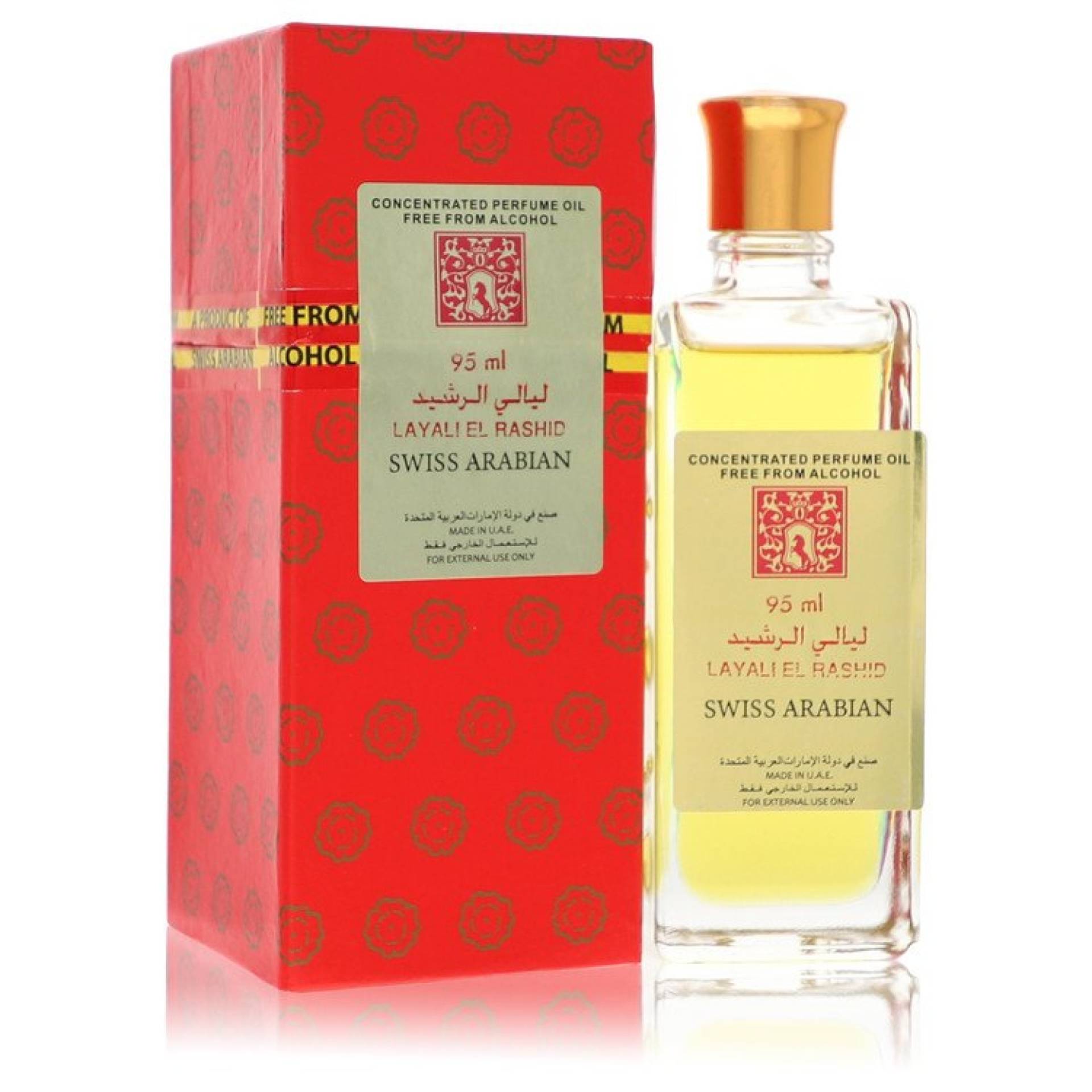 Swiss Arabian Layali El Rashid Concentrated Perfume Oil Free From Alcohol (Unisex) 95 ml von Swiss Arabian