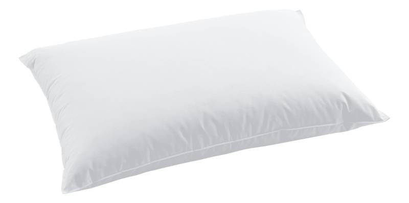 Swiss Dream by billerbeck Kopfkissen »Classic 90«, Füllung: 15% neue, reine europäische Gänsedaunen, weiss, 85% Federchen, Klasse I, Kein Lebendrupf, Bezug: 100% Baumwolle, hydrophil und atmungsaktiv, (1 St.) von Swiss Dream by billerbeck