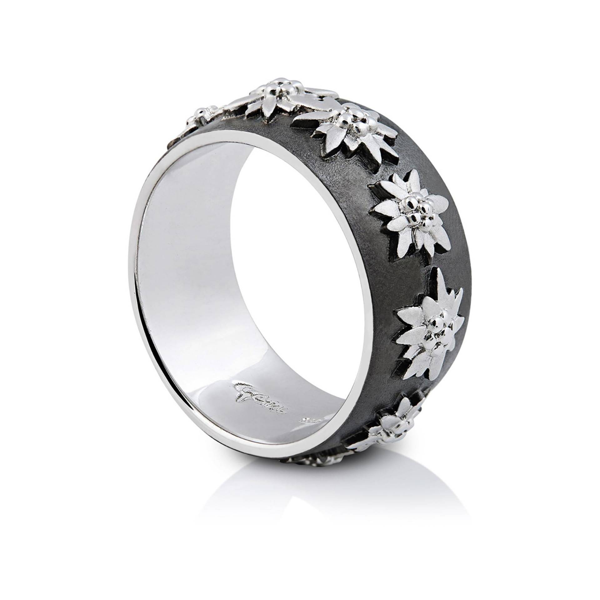 Ring Damen Black 54 von Swiss Edelweiss