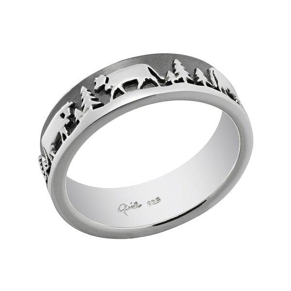 Ring Damen Silber 54 von Swiss Edelweiss